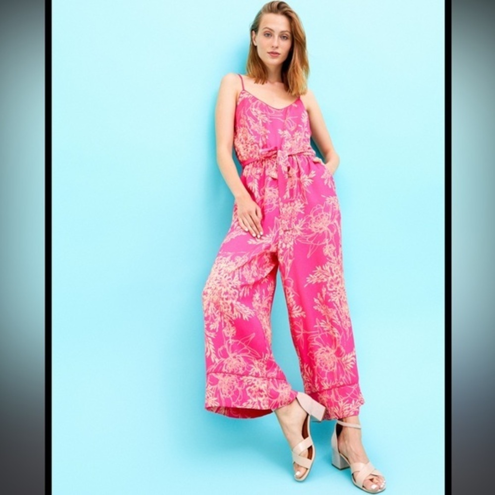 June & Hudson Floral Jumpsuit